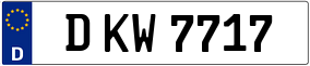 Truck License Plate